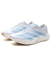 Adidas Men's Running Shoes Adizero EVO SL WOVEN M 2026 Summer New Marathon Training Running Shoes JQ4527 - White/Clear Blue - View 7