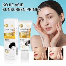 WWP Kojic Acid 50ml SPF50+ 膠原蛋白賦能防曬隔離霜，日常戶外與海灘使用臉部防曬 - 白色 - 查看 3