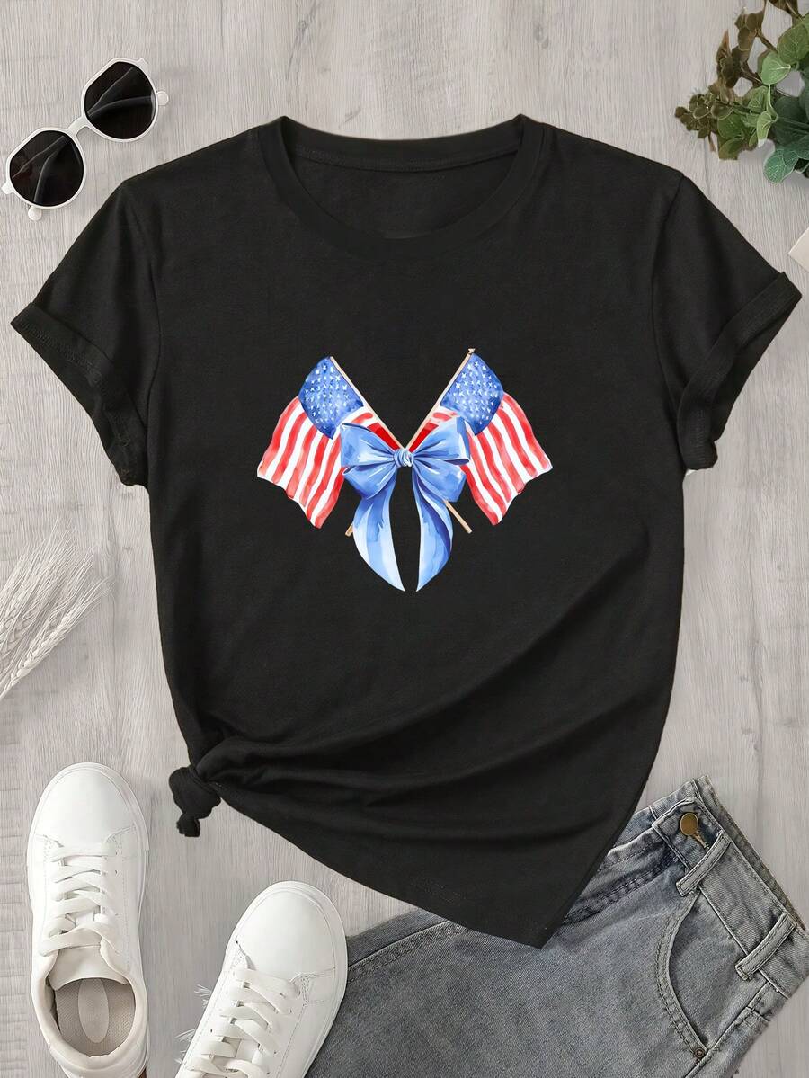 Halloween Graphic T-Shirt - Black - View 1