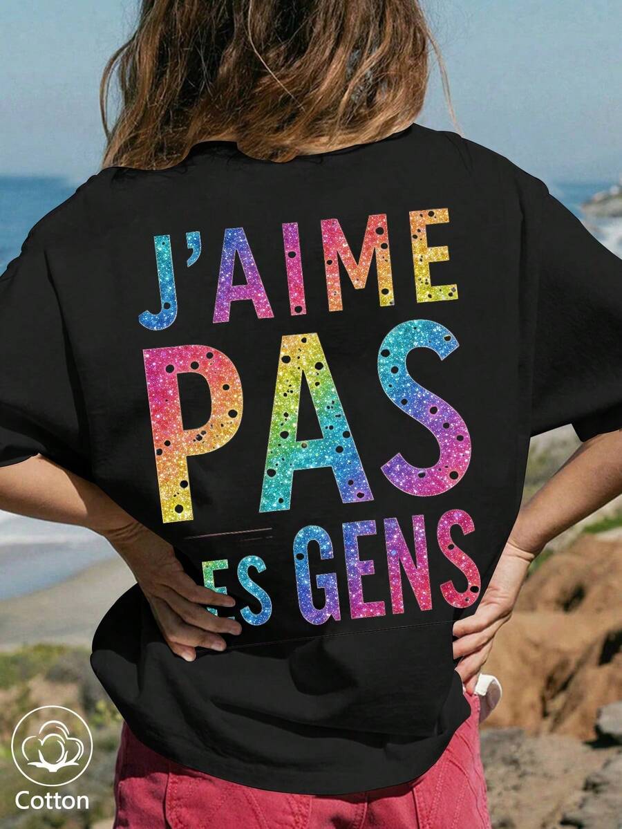 Women T-Shirts - Black - View 1