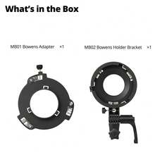 Ambitful MB01 MB02 Bowens Mount Adapter Ring & Speedlite Bracket For Yongnuo YN150 Go Dox Speedlight - View 11