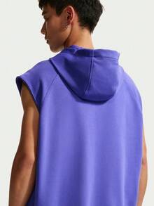 Nike N.A.C. Dri-FIT Men's Quick-Dry Knit Sleeveless Training Hoodie IIF2796-510 - Royal Blue - View 4