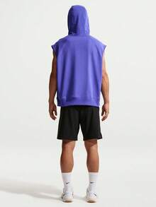 Nike N.A.C. Dri-FIT Men's Quick-Dry Knit Sleeveless Training Hoodie IIF2796-510 - Royal Blue - View 5