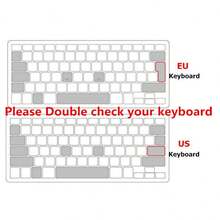 1pc Translucent Solid Color English Silicone Keyboard Protector EU Layout Compatible With MacBook Neo 13-Inch (A18) Pro 2026 Model A3404 256GB No Touch ID - Scratch-Resistant, Washable And Reusable - View 9