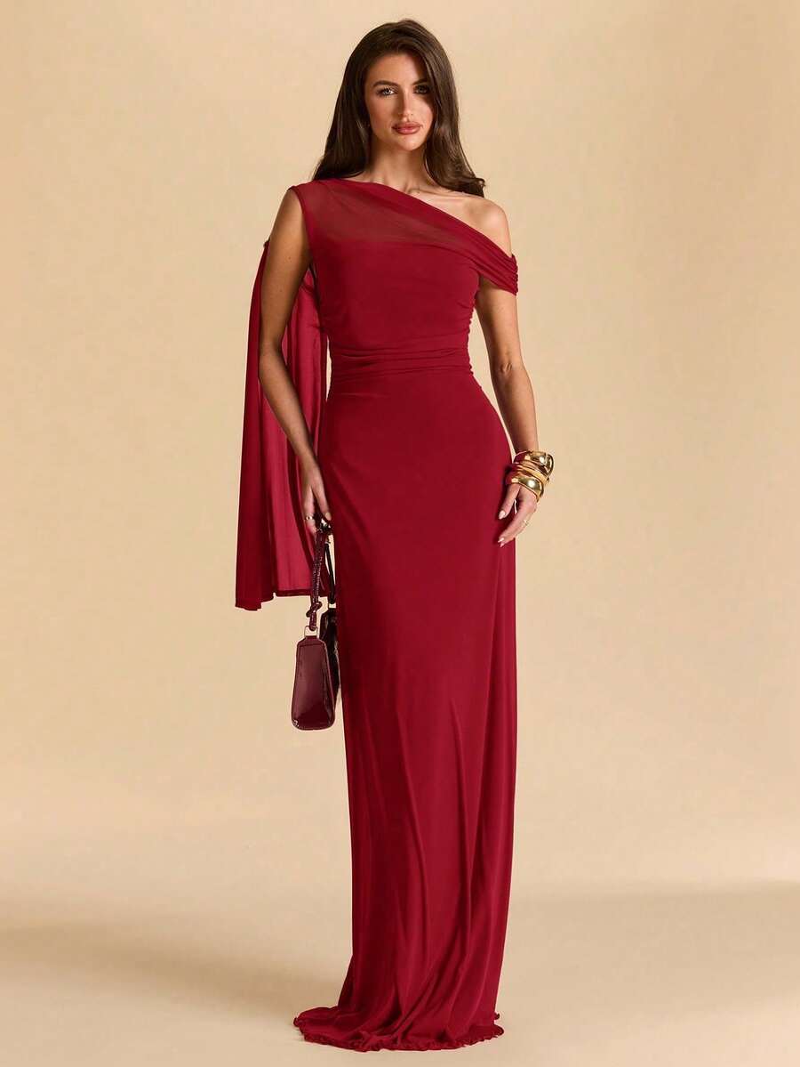 Women Midi Dresses - 紅色的 - 查看 1