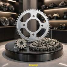 Kimtec 428H 14T/42T Sprocket And Chain Kit Compatible With Boxer 150 – Precise Transmission And Enhanced Performance - Grey - View 6