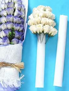 1/3pcs Dry & Wet Floral Foam , Polystyrene Foam Blocks, Long Floral Foam For Artificial Flowers,DIY Floral Materials, Handmade Accessories.Suitable For Wedding Bouquets, Floral Decoration Accessories And Craft Projects,Father's Day,Bridesmaid Gifts - Multicolor - View 10
