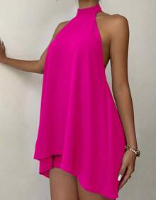 Swisz Women Jumpsuits - Hot Pink - View 6