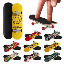 Professional Mini Wooden Skateboard Fingerboard Set Finger Scooter Finger Skate Board Maple WoodTabletop Toys For Boys - B - View 12