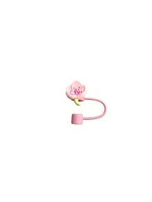 These Cute Resin Flower Straw Caps With Dust-Proof Design Are Perfect For Party Decorations. Reusable Dust-Proof Caps Suitable For Party Mug Decoration. Straw Caps With Dust-Proof Decoration, 10mm Dust-Proof Straw Caps, Party Supplies, Mugs, Cherry Blossom Silicone Straw Sleeves, Glass Straw Caps, Floral Series Straw Dust-Proof Plugs. - Multicolor - View 14