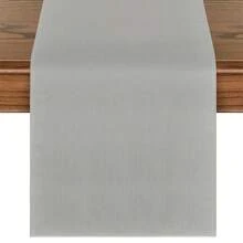 Table Runner, Adds Warmth And Natural Decor To Home, Modern Living Room Placemat Tablecloth, Dry Cleanable And Washable, Suitable For Entryway, Family Gatherings, Coffee Table, Living Room - Matte Light Gray - View 16