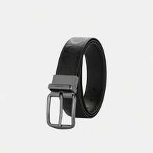 Coach HARNESS Men's Belt Reversible Classic Dress Belt Printed Leather Casual Belt Suitable For Trousers Jeans Suits,Fashion Gift For Men Boyfriend Husband Father Valentine's Day - 黑色1 - 查看 5