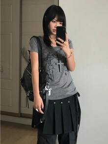 Women Tops - Dark Grey - View 1