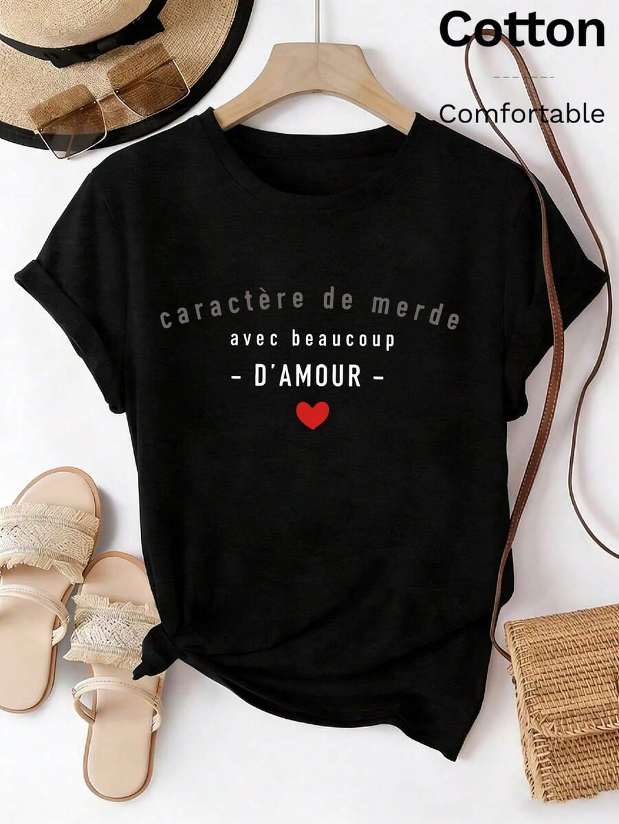 Women T-Shirts - Black - View 1