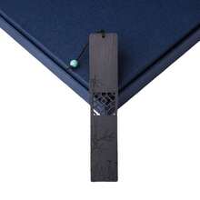 1 Set Of 4pcs Simple Carved Wooden Bookmark Gift Box With Chinese Style Plum Blossom Orchid Bamboo Pattern Bookmark Reading Tools Retro Stationery Supplies - A - View 5