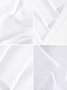 Camiseta Corta Para Hombre, Old Row Outdoors, Estampado Gráfico De Trucha Pastel, Diseño Retro De Pesca, Camiseta Casual De Manga Corta Para Entusiastas Del Aire Libre Y Ropa Urbana - Blanco - Ver 4