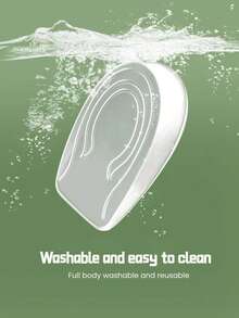 1 Pair Women's Summer Transparent Silicone Invisible Height Increasing Half Insoles, Washable Soft Shock-Absorbing Height-Increasing Shoe Pads For Petite Women, Suitable For Sneakers, Casual Shoes And Boots - Clear - View 2
