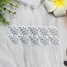 1pc Creative Leaf Metal Cutting Die DIY Scrapbook Decoration Embossing Paper Mold Suitable For Handmade Card Making - Leaf - View 6
