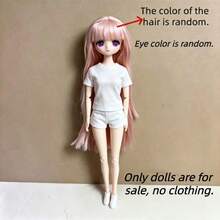 Búp bê BJD thời trang phong cách Anime 11,81 inch, khớp nối linh hoạt - Mô hình bánh kem dễ thương hoàn hảo để sưu tầm, búp bê BJD có thể tùy chỉnh, món quà sinh nhật, năm mới, lễ Phục sinh, Giáng sinh tuyệt vời. - Nhiều màu - Xem 9