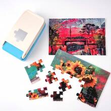 Puzzle Punch /10 Adhesive Foams, Easy Puzzle Maker For For 4x6" Puzzles,Portable Puzzle Pieces Puching Machine - Jigsaw Puzzle Machine - View 3