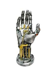 Handheld Gaming Controller Stand T-800 Ergonomic Mechanical - Silver - View 3