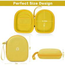 Casmilee Wireless Earphone Case And Carrying Case Compatible With Over-Ear Models, Gray (Box) XMCB - 黃色 - 查看 3