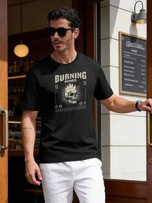 Men T-Shirts - Black - View 2