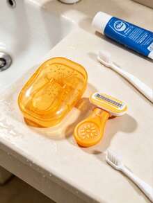 Yellow Women'S Hair Removal Razor, Suitable For Underarms, Legs, And Bikini Area. Portable Design, Yellow Safety Manual Razor, Women'S Bikini Manual Razor Blades, 5-Blade, Stainless Steel Blades, Replaceable Yellow Razor Head. A Must-Have Travel Gift For Girls (Handle + Razor Head + Storage Box). Suitable For Summer Travel, Outings, Commuting, Work, College Students, Women, And As A Gift For Sisters, Girls, And Friends. - Multicolor - View 8