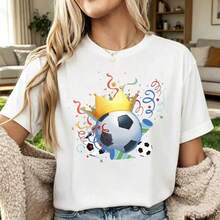 Retro T-Shirt With World Champion  Award - White 19 - View 1