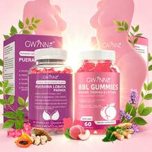 2PCS Gwynne Fenugreek Woman Curves Enhance Your Bust And Buttocks 60 Soft Candies Natural Flavor Gifts For Mother's Day - 2pcs - 查看 1