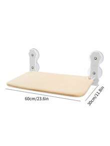 1 buah Tempat Tidur Gantung Kucing untuk Jendela dengan Perekat Hisap, Keranjang Gantung Lipat untuk Kaca Balkon, Cocok untuk Kucing Kecil dan Sedang, Perlengkapan Hewan Peliharaan - L(30*60cm) - View 13