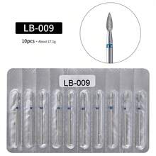 DeDryDS 10pcs Nail Drill Bit Set, Aluminum Foil Packaging, Detachable Diamond Drill Bits, Suitable For Nail Preparation, Manicure, Pedicure And Other Professional Nail Tools - Multicolor - View 14