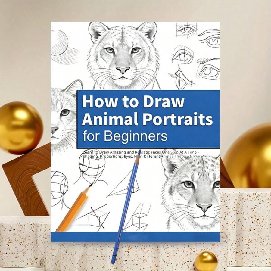 Guide för djurporträttteckning: En guide för att teckna charmiga djur, karaktärer, anime, manga och seriestilar. Denna handledning täcker teckningstekniker från nybörjar- till avancerad nivå. - A - Visa 1