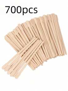 500/300/200/100 piezas de palitos de cera de madera para cejas, labios, depilación de vello nasal, espátulas de cera desechables, productos y accesorios esenciales de cuidado del cabello para salones de belleza y viajes, herramientas de maquillaje de belleza, cuidado de manos y pies, uso doméstico y de salón, depilación, piel suave, uso multifuncional para palitos de cera, palitos para quitar uñas, eliminación de piel muerta y cuidado de la piel - Albaricoque - Ver 17