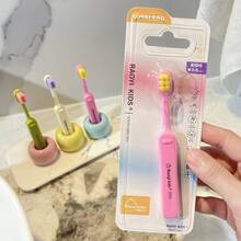 1入兒童軟毛牙刷 0-3歲嬰幼兒出牙期訓練牙刷 家用高品質 耐用 男女適用 幼兒口腔護理磨牙刷 超柔軟刷毛 呵護寶寶牙齒與牙齦 牙醫推薦 - 彩色 - 查看 10