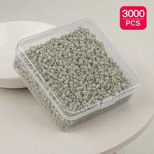 2.6mm Sundymot Fuse Beads, 3000PCS+ Black & White Colors, Individually Packaged With Small Storage Box, Suitable For DIY Pendant, Keychain, Jewelry Making, Craft, Graduation, Back To School, Christmas, Party & Birthday Gifts, Refill Pack - 2.6mm Puzzle Beads - View 29