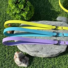 [Daily Comfort] Correa de entrenamiento para perros extra larga e impermeable, fácil de limpiar, material PVC duradero - Ideal para senderismo, patio, playa y natación - Multicolor - Ver 9