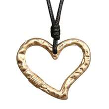 S Design, Sweater Chain, Handmade Jewelry - Love Heart Pendant - View 9