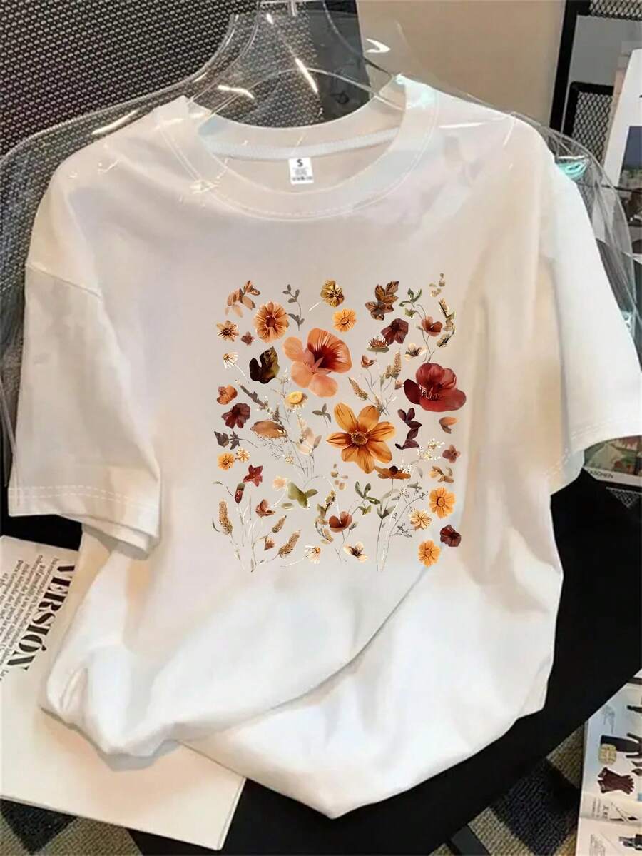 Halloween Graphic T-Shirt - 白色 - 查看 1