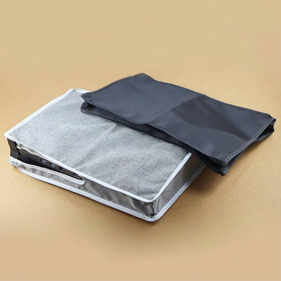 1件裝 P5 SLIM 保護套，黑灰色雙色可選，超薄防塵套，相容 P5 SLIM 主機，柔軟內裡防塵套，適用 P5 SLIM，防刮保護套，數位版與光碟版通用 - 查看 1