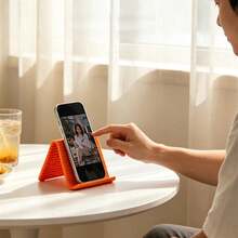 1pc Phone Holder, Stable Flexible Stand, Suitable For Bedside And Desktop, Adjustable Without Blocking Subtitles, Portable Foldable, Universal For Phone And Tablet - Multicolor - View 6