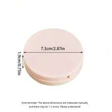 1pc 10g ABS Material Makeup Powder Case With Built-In Mirror And Sponge, Empty Cosmetic Dispenser Box For Loose Powder/Pressed Powder, Portable Makeup Container, False Eyelash Storage Box With Mirror Double Layer Powder Box DIY Pressed Powder Blush Box, Cosmetic Dispenser, Rose Gold And Pink Optional, Holiday Gift Choice, Halloween, Christmas, Holidays, Father's Day - Multicolor - View 9