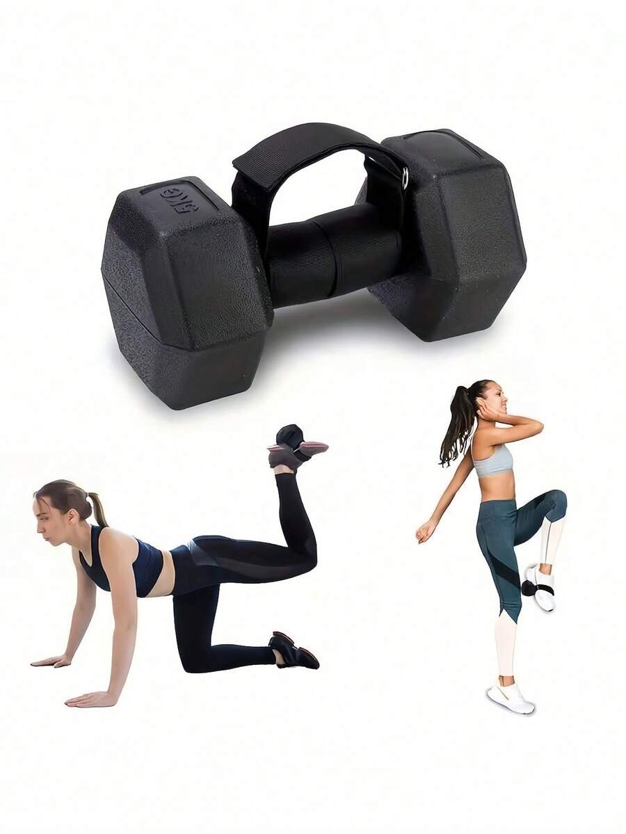 Dumbbell Ankle Strap Leg Strength Training Muscle Trainer Shin Guard Shin Exercise Dumbbell Weighted Ankle Strap For Leg Workouts For Dumbbells Plates Slip Padding Men Women Gym Home Workouts Fitness Accessory Lower Body Workout Accessory