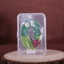 1件 0-9數字生日蠟燭 綠色草地森林氛圍 瓢蟲與花朵 手作創意新款 蛋糕裝飾 氛圍生日數字蠟燭 適合首歲慶祝生日派對主題 - 查看 5