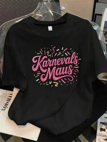 Halloween Graphic T-Shirt - Black - View 1