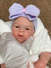 18 Inch Reborn Baby Boy Elijah Full Body Soft Silicone Doll, Handmade Open Design, Realistic Newborn, Suitable For Companionship And Gifts (Anatomically Correct) - Reborn Doll - View 6