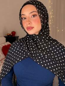 Multicolor - Black Background With Polka Dots