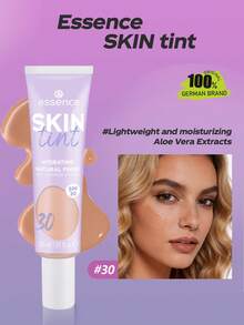 Essence SKIN Tint 30，輕盈透薄遮瑕，打造自然光澤，保濕透氣，適合日常穿戴，裸妝感妝容，持久保濕，禮品，30ml/1.01 Fl. Oz - 30 - 查看 1