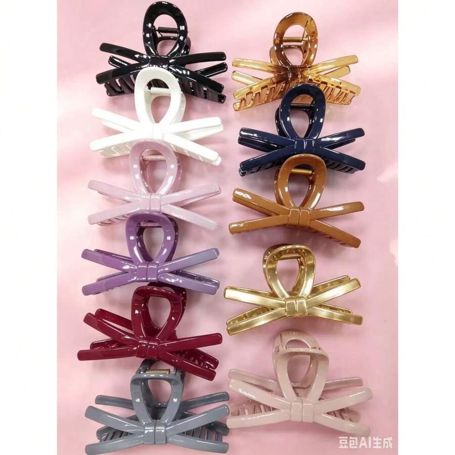 Kit Of 18 Cute Korean Women's Hair Clips (11cm) - Set Of 18 Models - 1800 - View 1