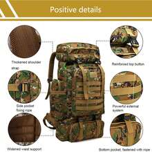 Camping & Hiking Bags - Army Green - View 6